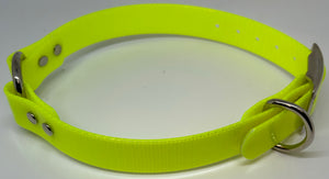 1" wide 18" long All Dayglo collar