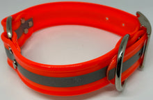 Load image into Gallery viewer, 1 1/2”  wide 18” long  Dayglo reflective collar