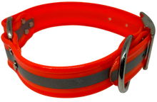 Load image into Gallery viewer, 1 1/2”  wide 18” long  Dayglo reflective collar