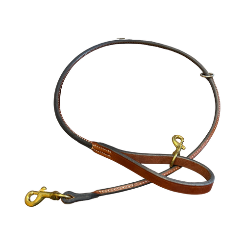 Rolled leather tree lead
