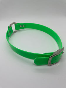 1" Wide 21" long All Dayglo collar