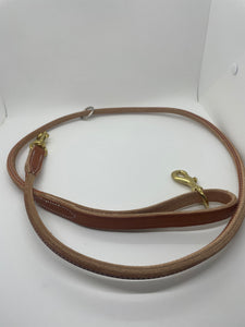 Rolled leather tree lead
