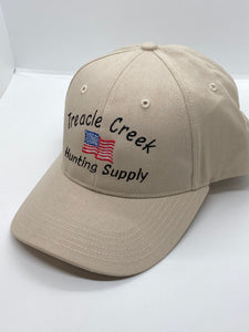 Treacle Creek Hunting Supply hats W/ solid back